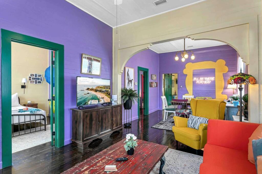 Friends Airbnb Themed 2Bed 2Bath Walkable To All Of Ybor Tampa Buitenkant foto